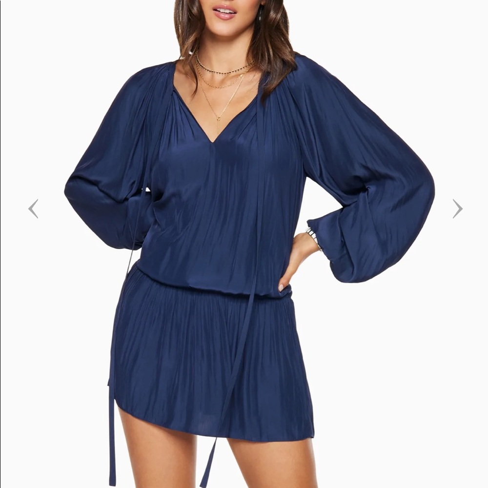 RAMY BROOK 🍸 - PARIS SMOCKED MINI DRESS